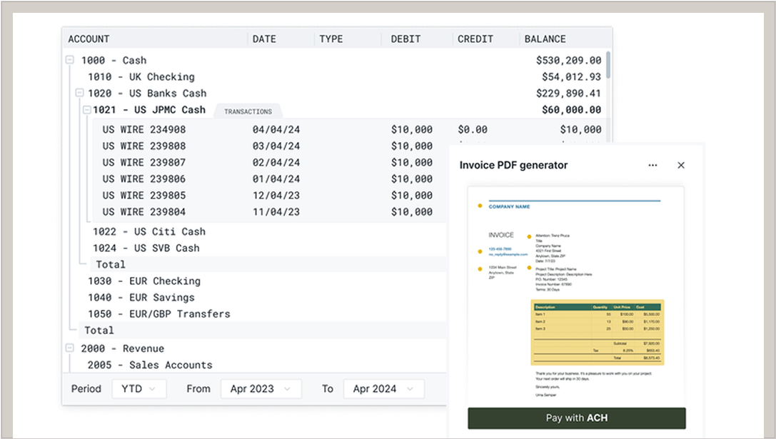 Create and consolidate accurate invoices faster
